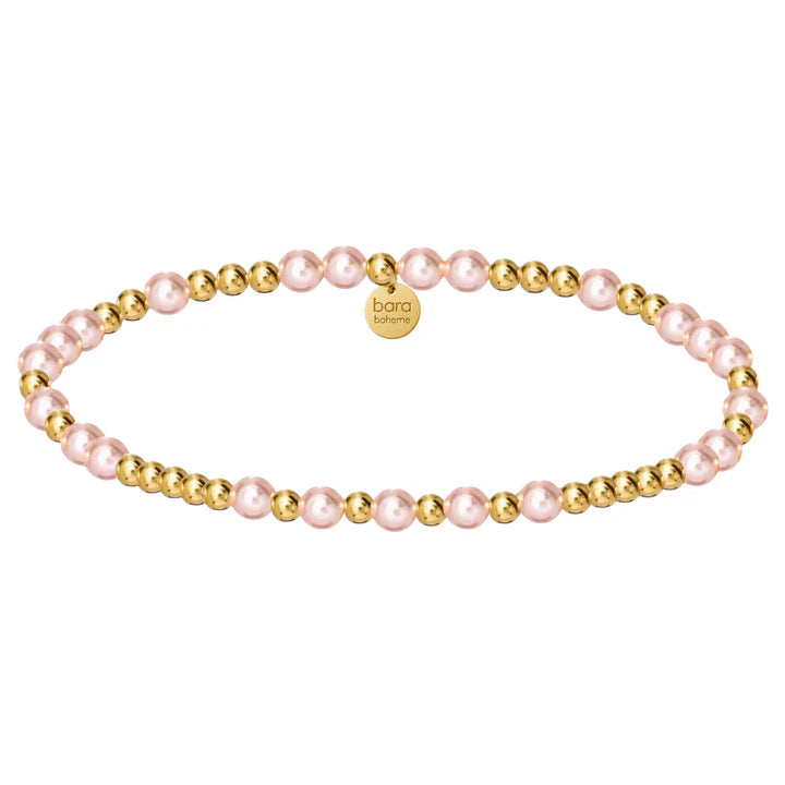 Gold Filled Beaded Bracelet Stack - The Hamptons