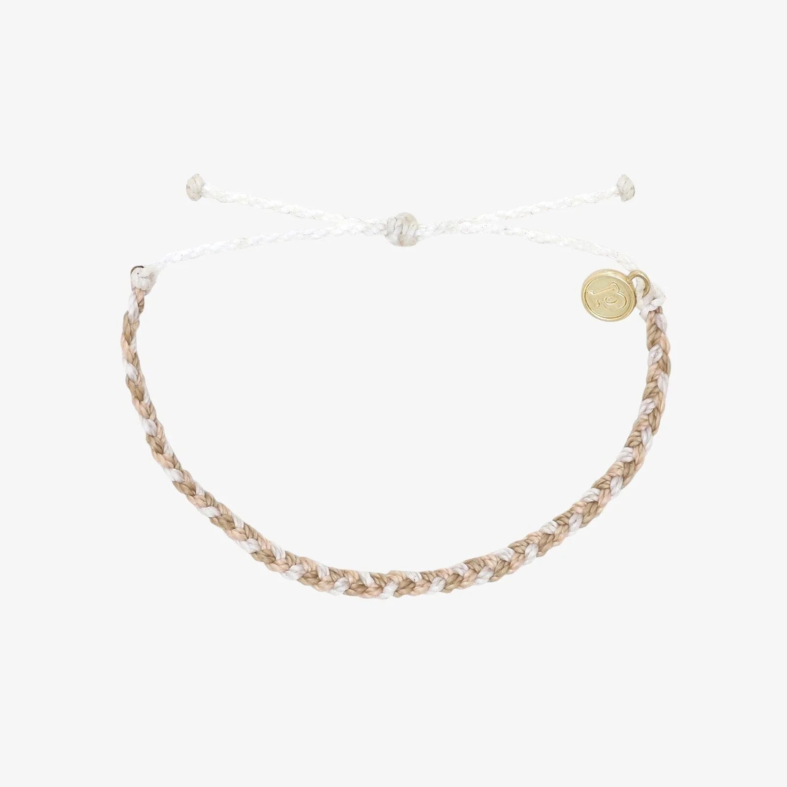Pura Vida Mini Braided Bracelet - Leche