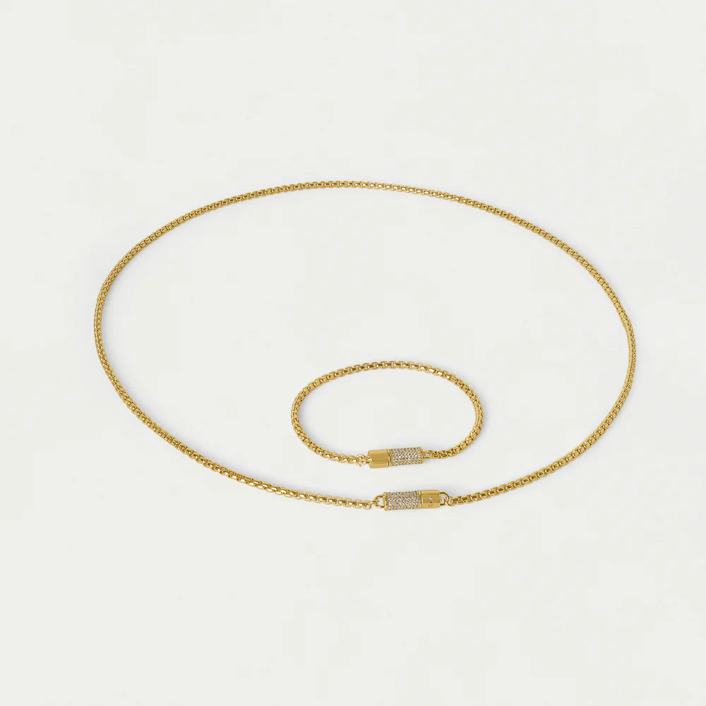 Dean Davidson - Juliette Pave Station Necklace - Gold