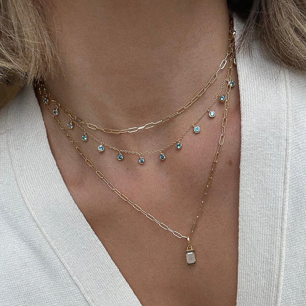 Dean Davidson - Orsay Charm Necklace (Sky Blue)