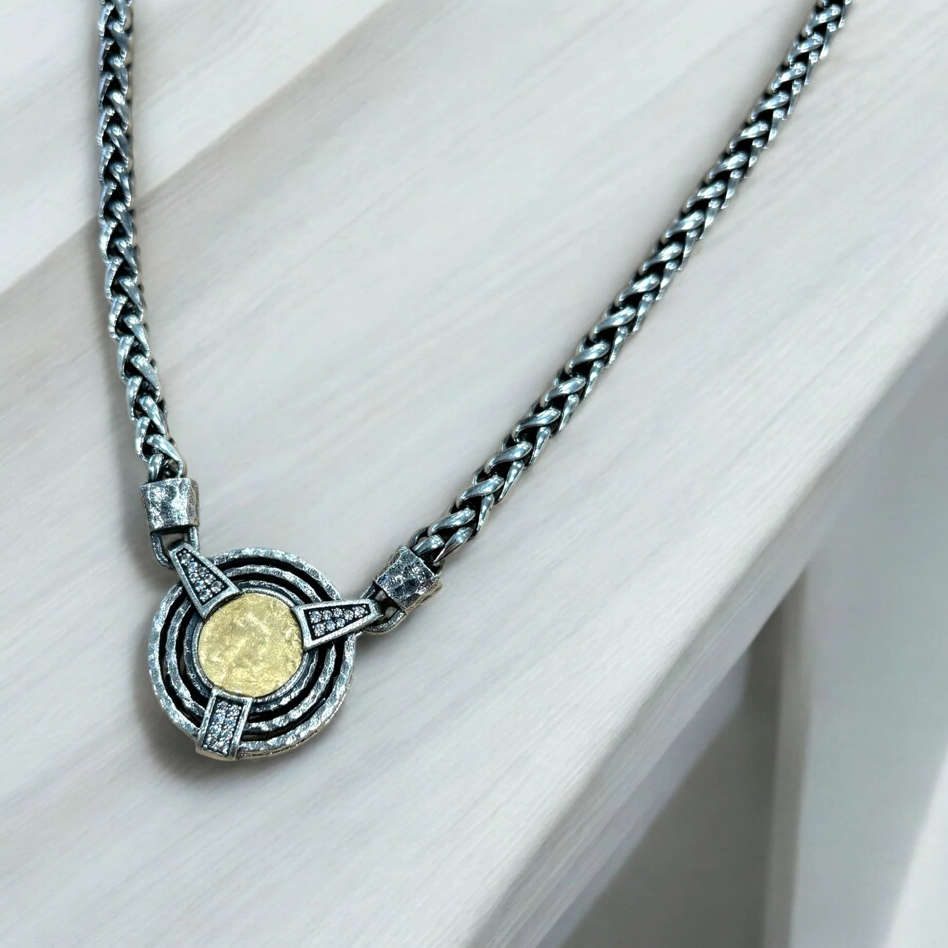 Tat 2 Designs - Vintage Silver Morro Coin Necklace