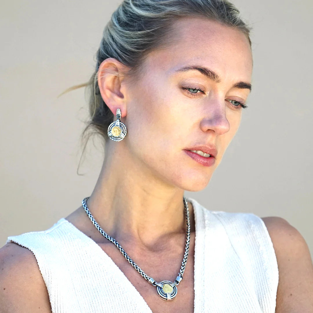 Tat 2 Designs - Vintage Silver Morro Coin Necklace