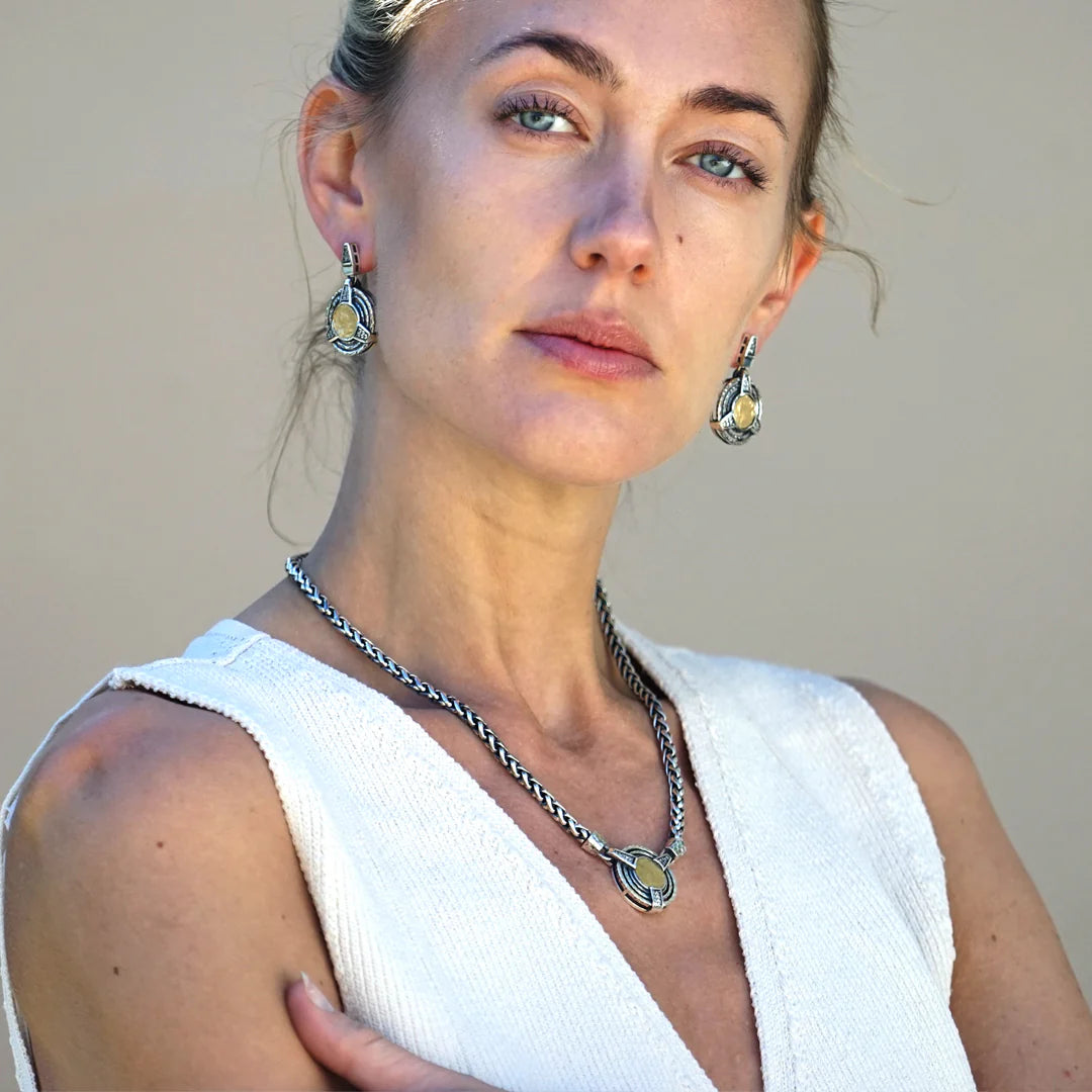 Tat 2 Designs - Vintage Silver Morro Coin Necklace