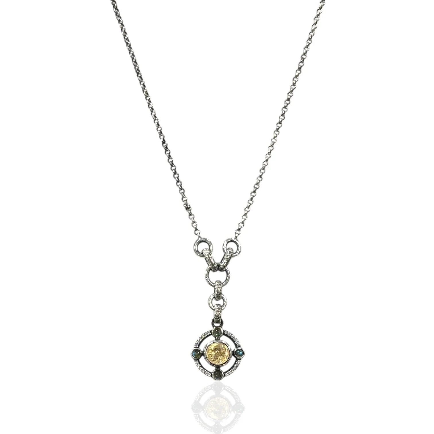 Tat 2 Designs - Mini Vintage Silver Miko Coin Necklace