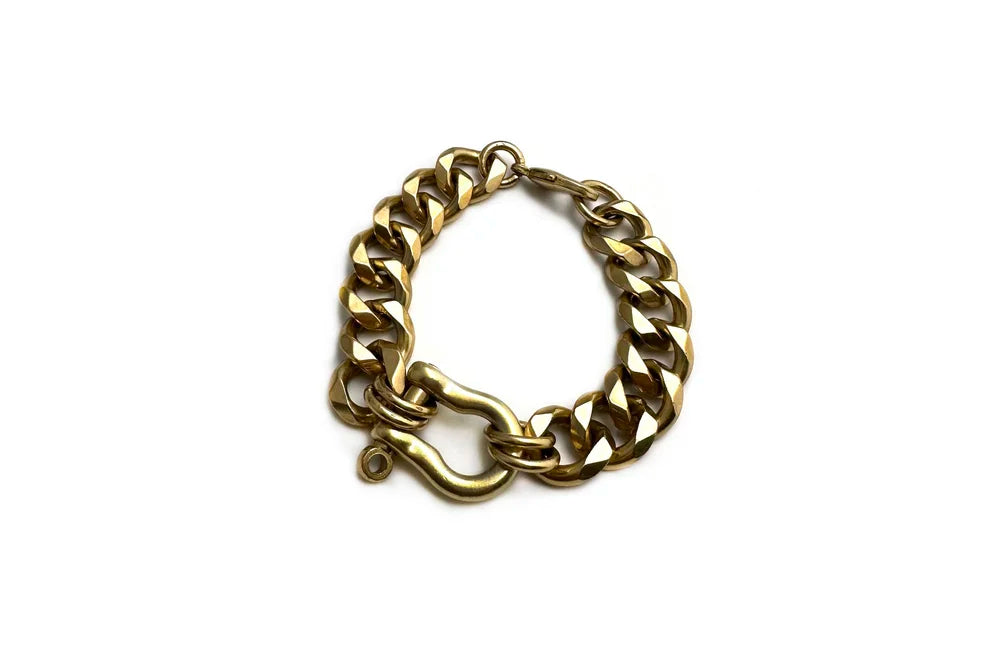 Rachel Nathan Chain: Classic Shackle Bracelet (Large)