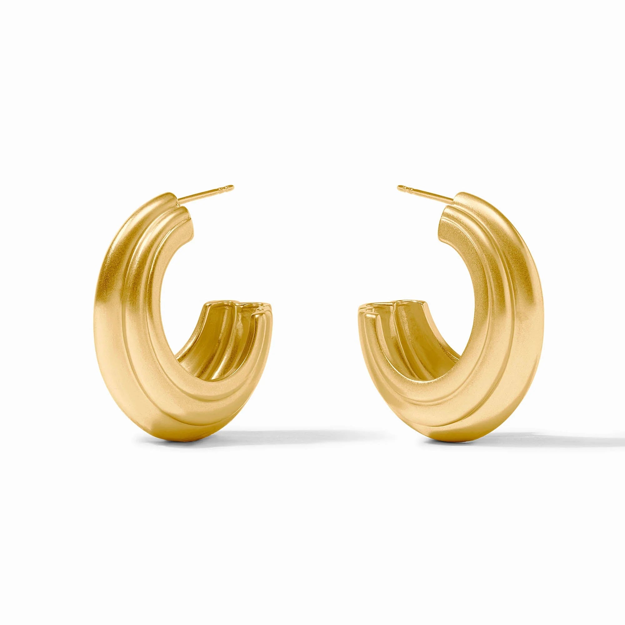 Julie Vos - Portofino Statement Hoop - Gold/Medium