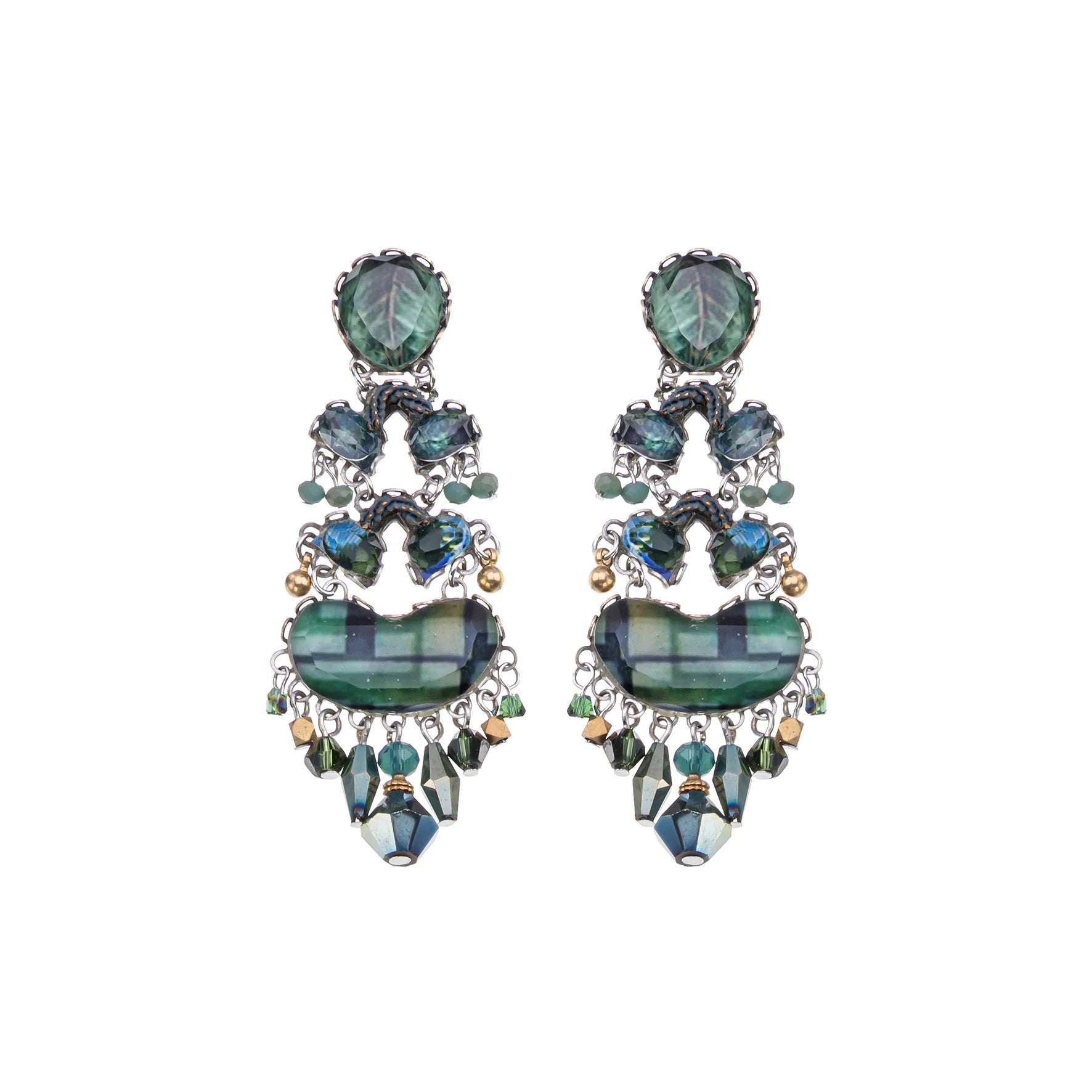 Ayala Bar - Emerald Reflection Set - Auralis Earrings