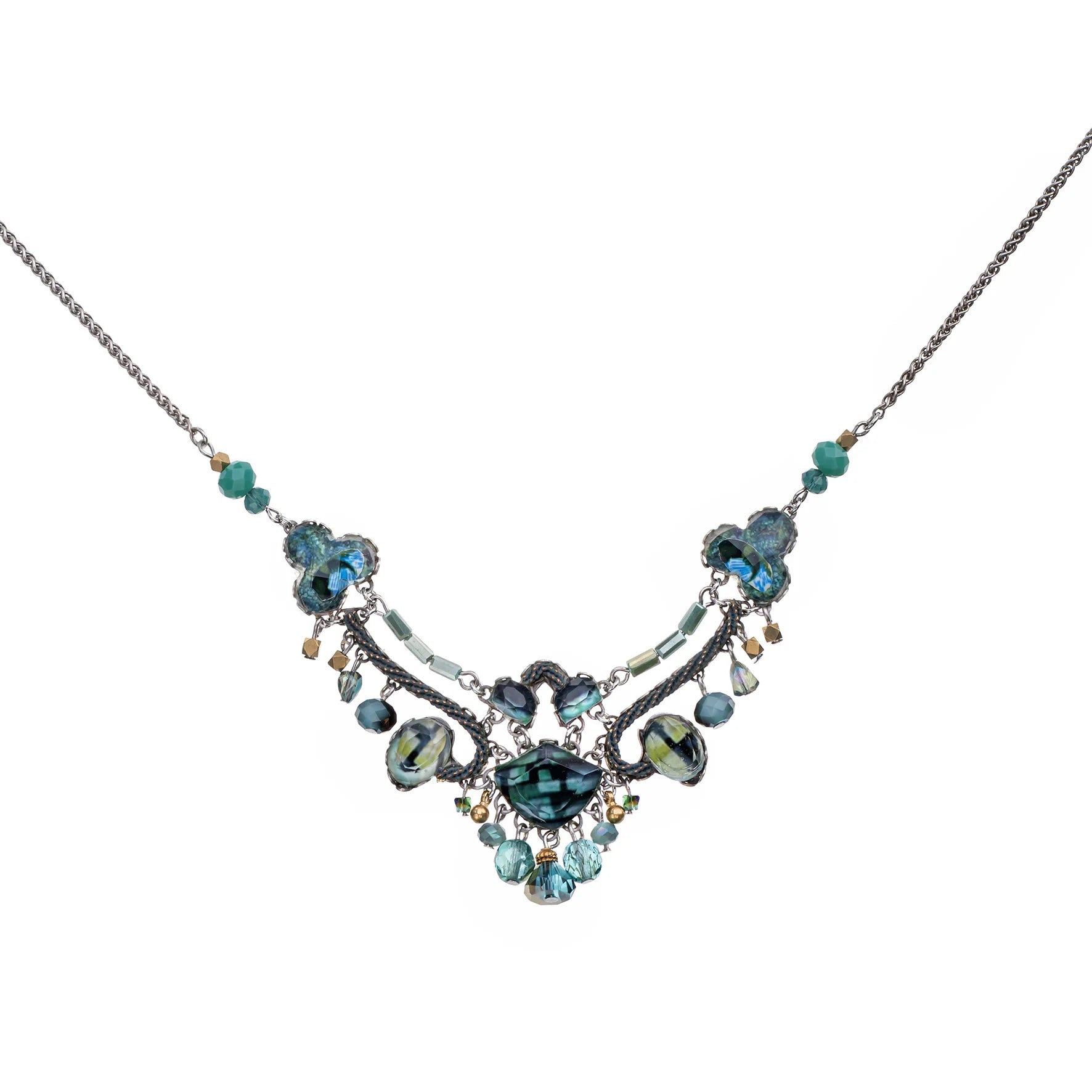Ayala Bar - Emerald Reflection Set - Virentia Necklace