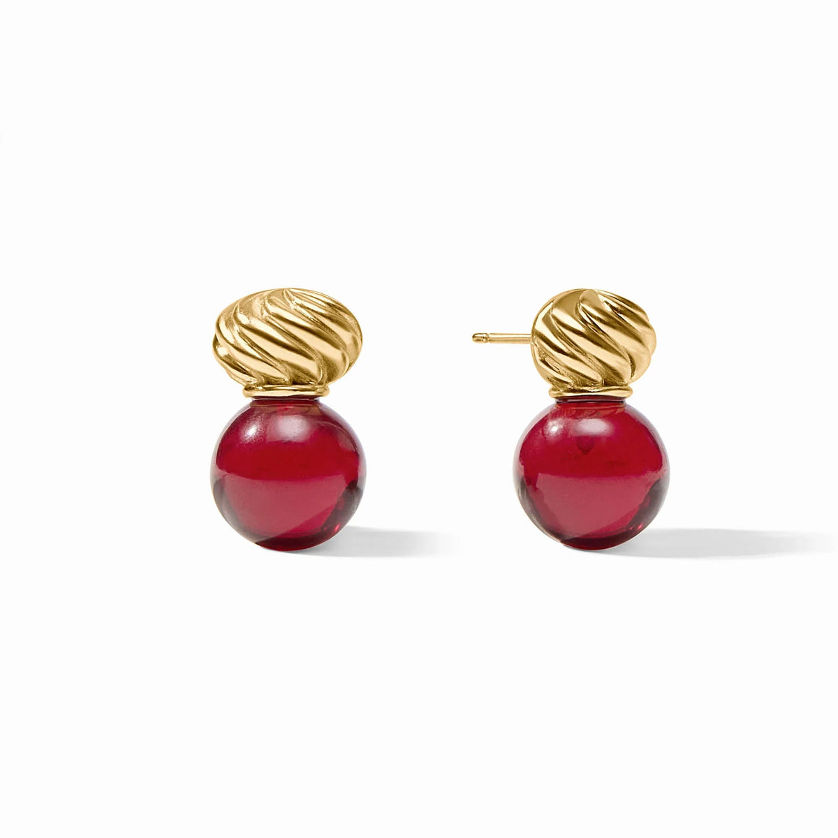 Julie Vos - Ravello Midi Earring - Cranberry