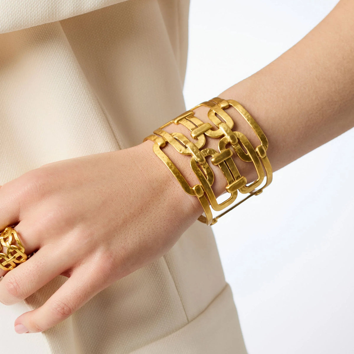Julie Vos - Sahara Statement Cuff - Gold