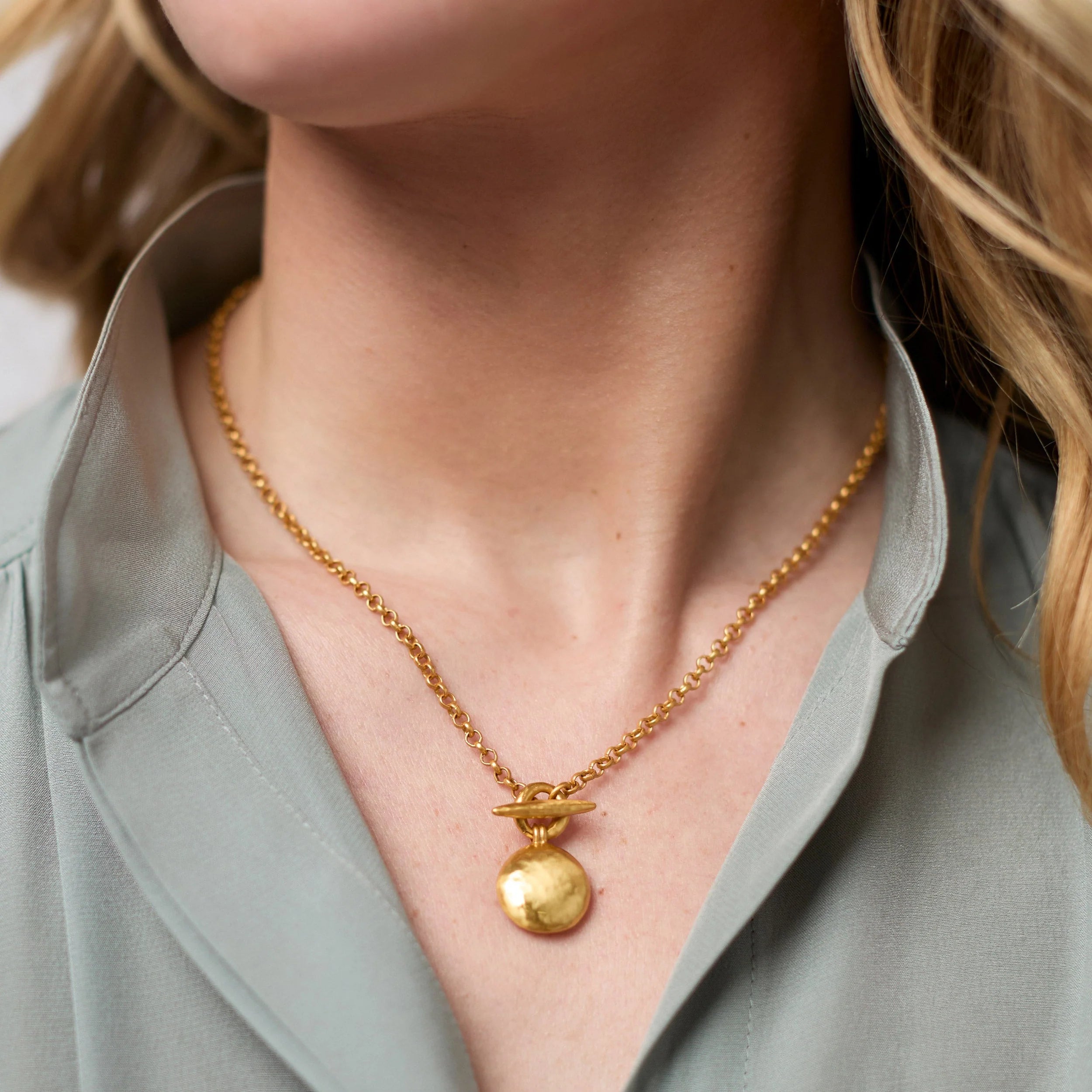 Julie Vos Solara Delicate Necklace - Gold