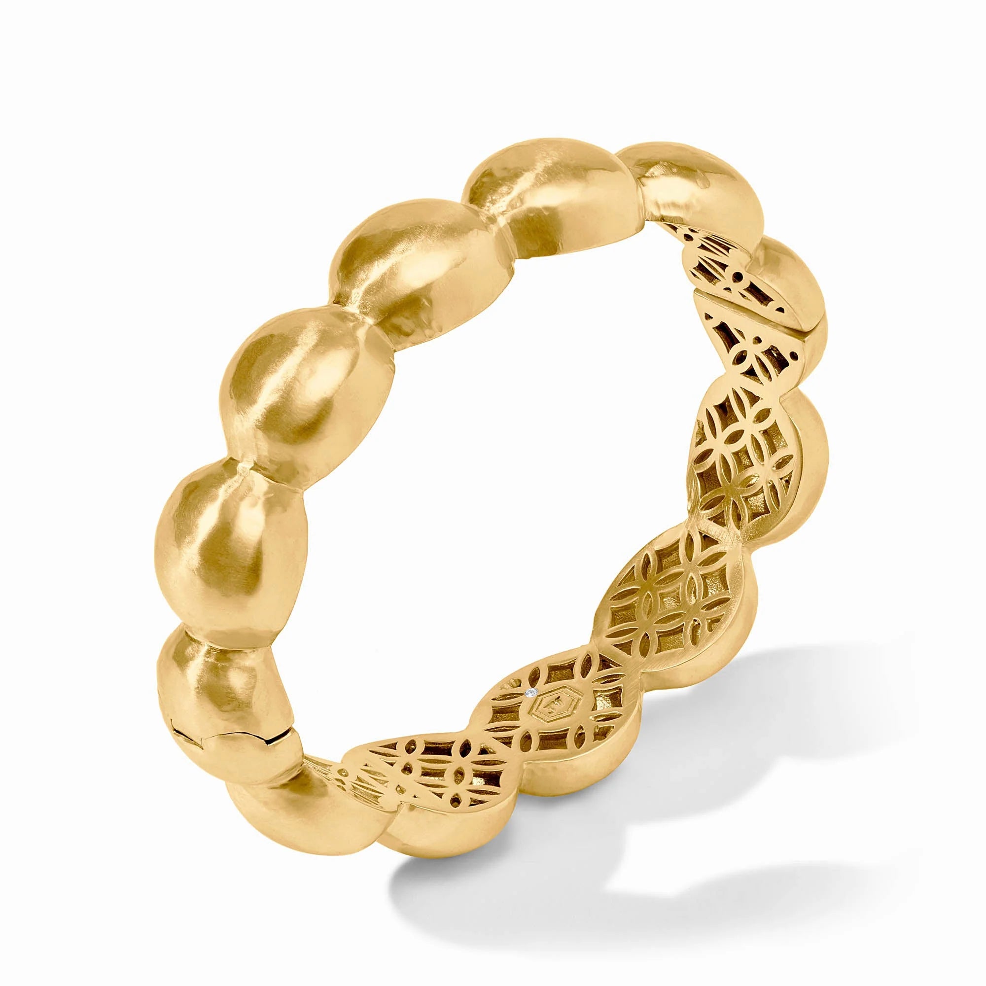 Julie Vos Solara Nova Hinge Bangle - Gold