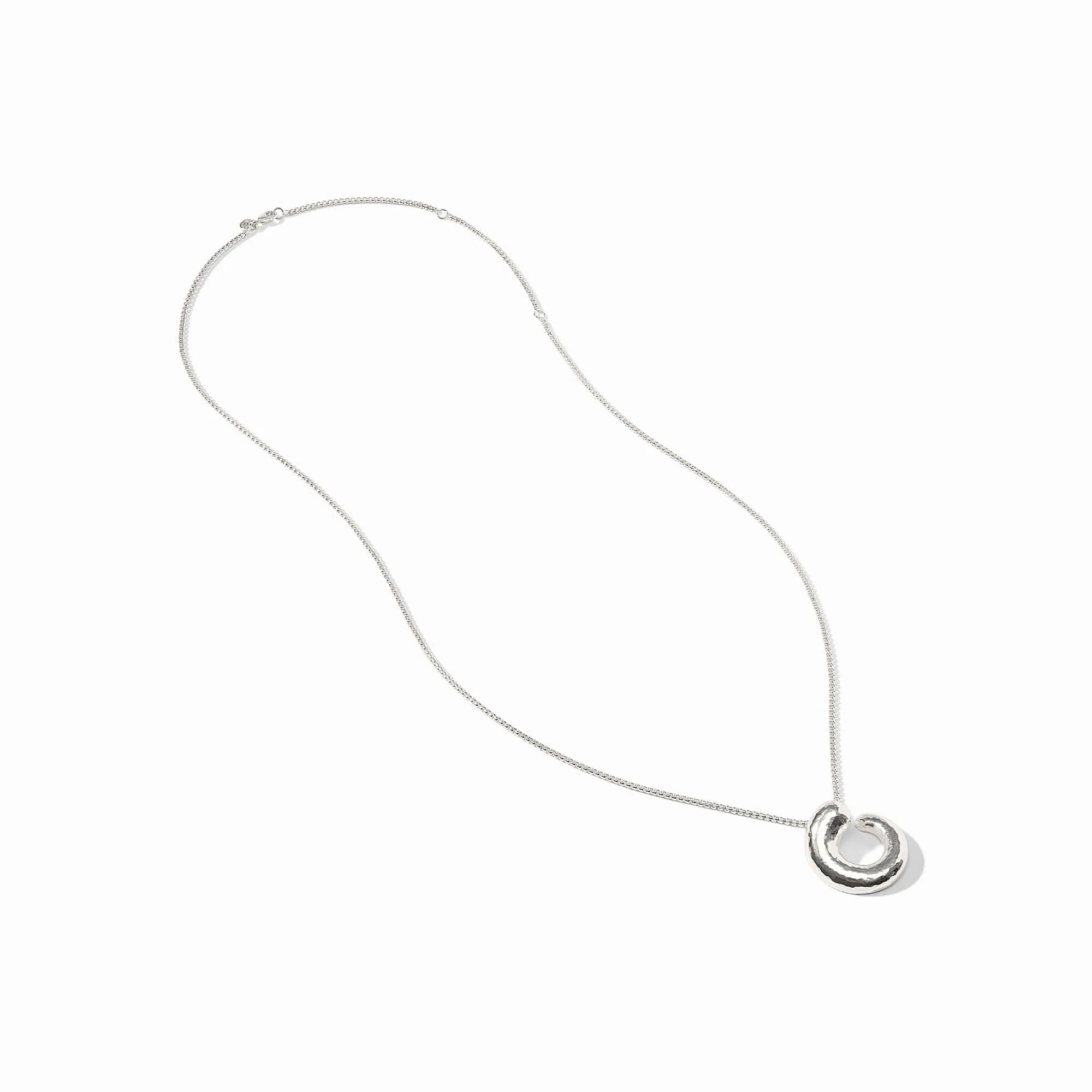 Julie Vos Solara Spiral Pendant - Silver