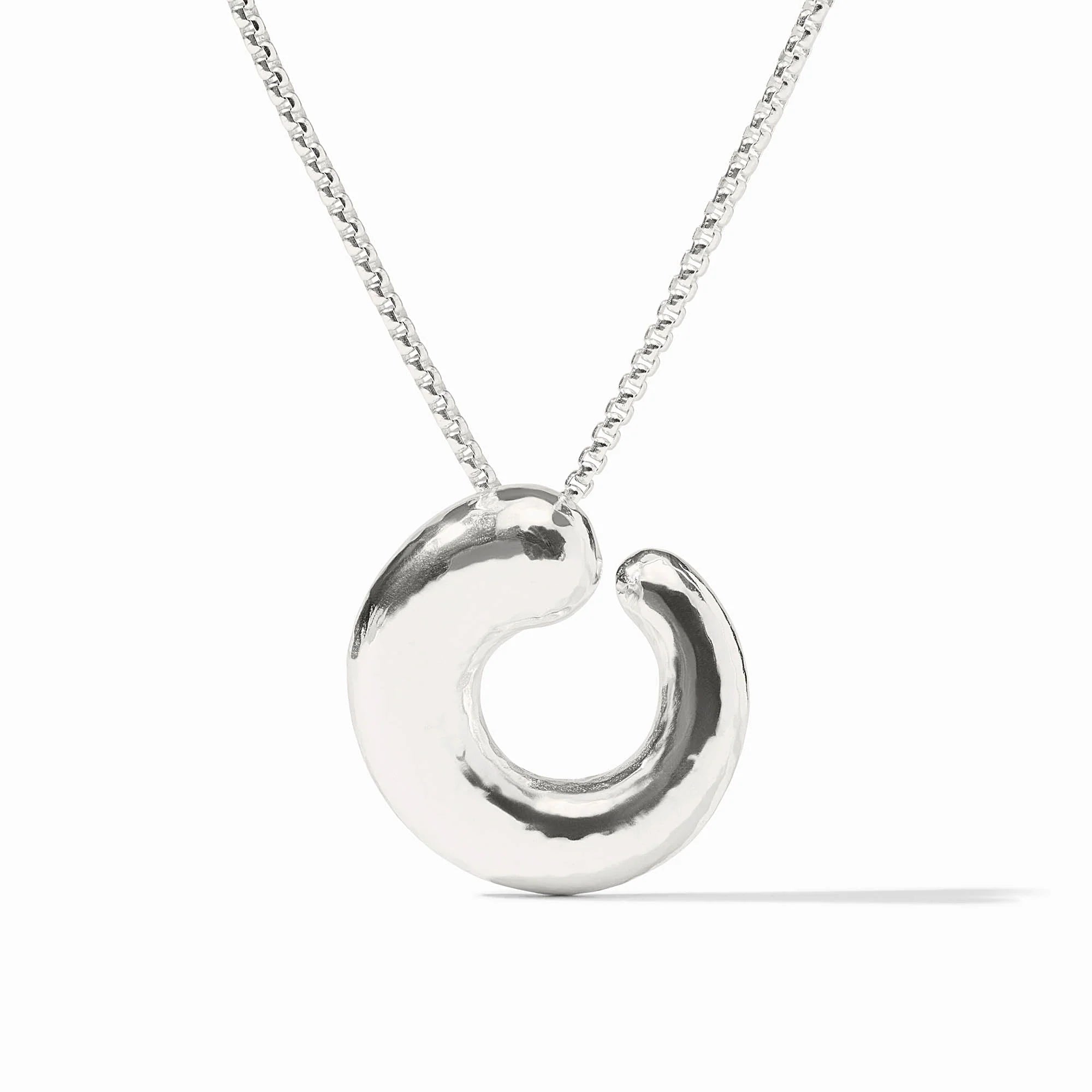 Julie Vos Solara Spiral Pendant - Silver