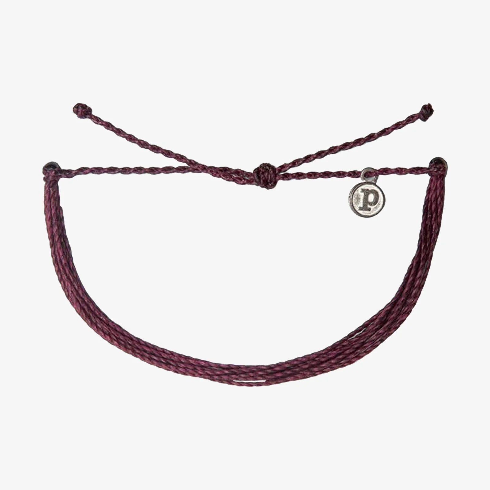 Pura Vida Original Bracelet - Burgandy