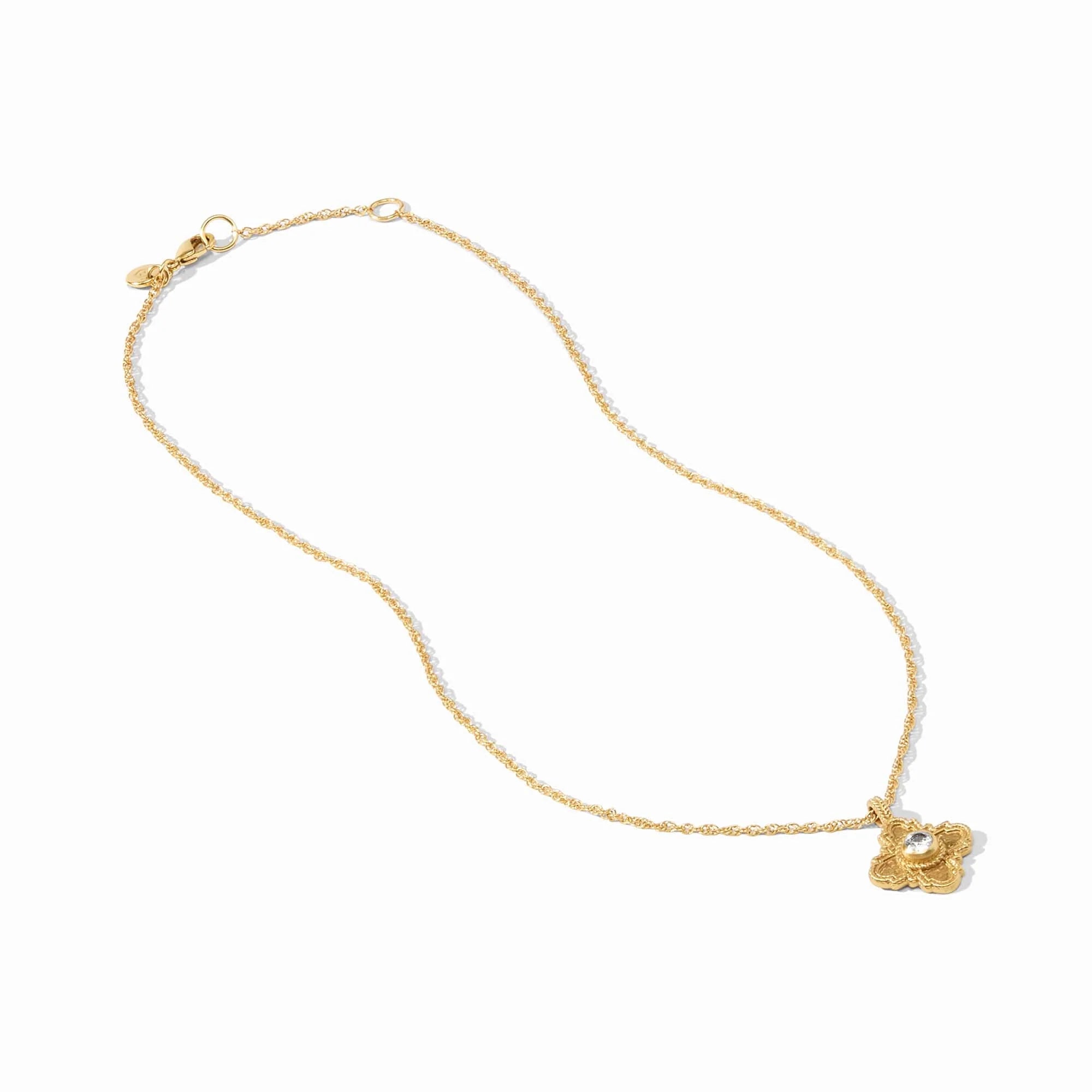Julie Vos - Theodora Delicate Necklace - Cubic Zirconia