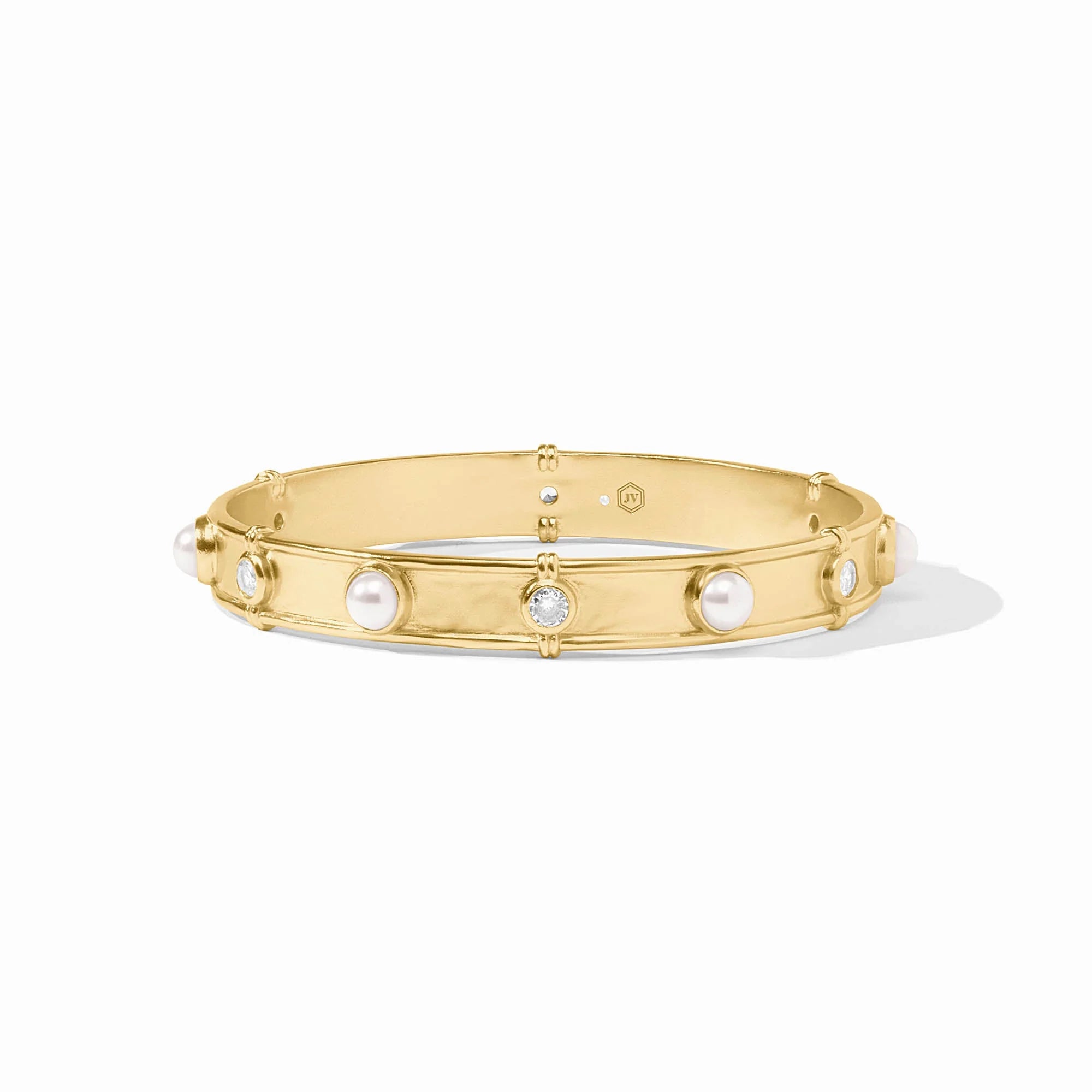 Julie Vos Tribeca Bangle Pearl - Small