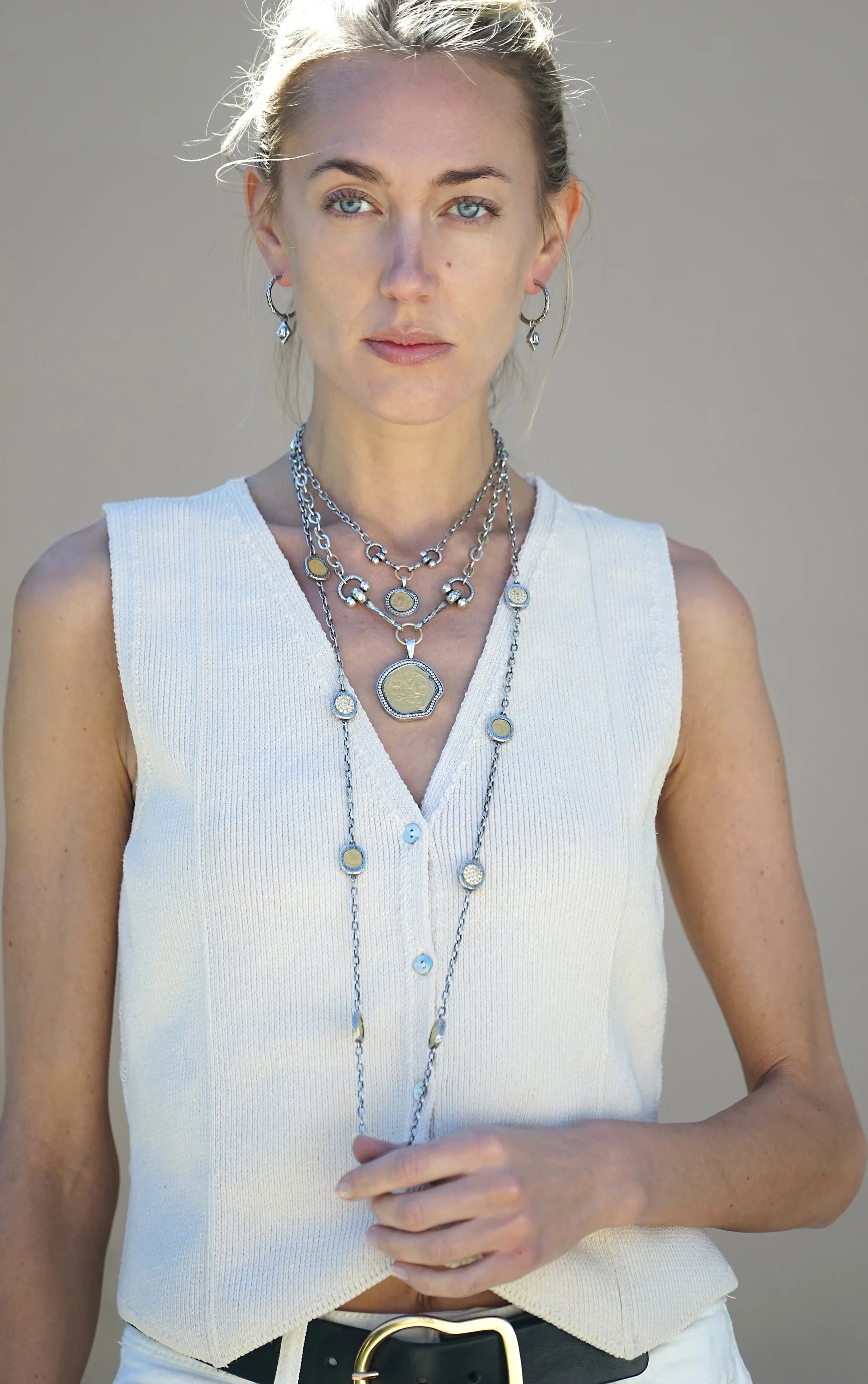 Tat 2 Designs - Vintage Silver Molat Horsebit Necklace