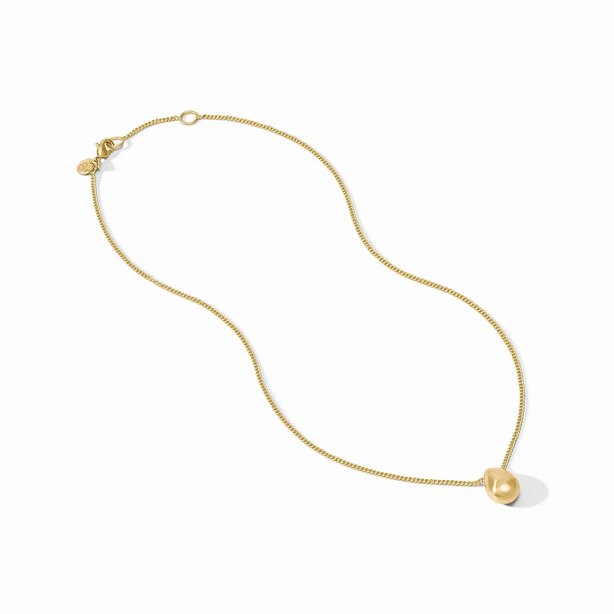 Julie Vos Wave Delicate Necklace - Gold