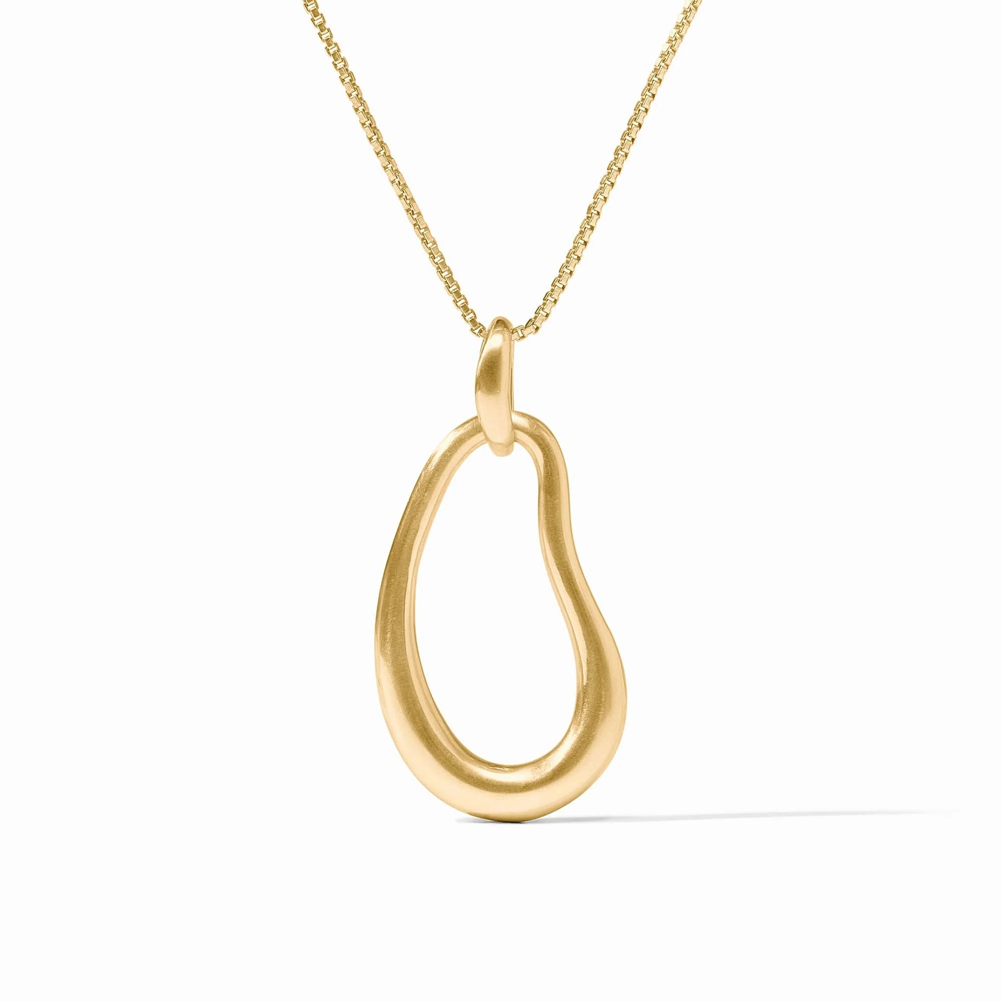 Julie Vos Wave Pendant Necklace - Gold
