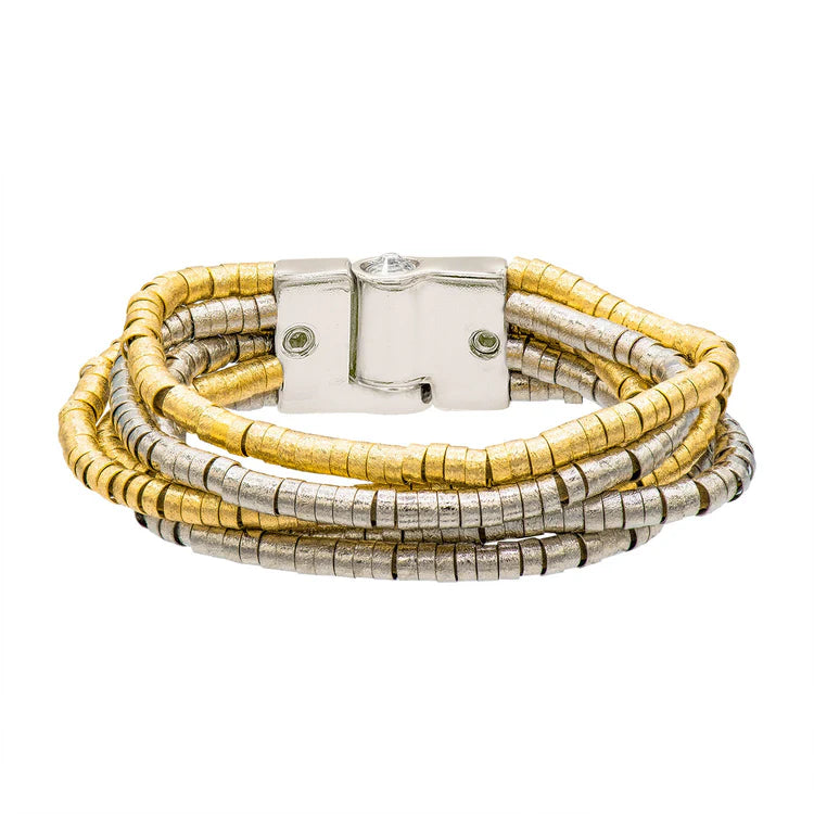Marcia Moran - Sola Bracelet - Gold and Rhodium