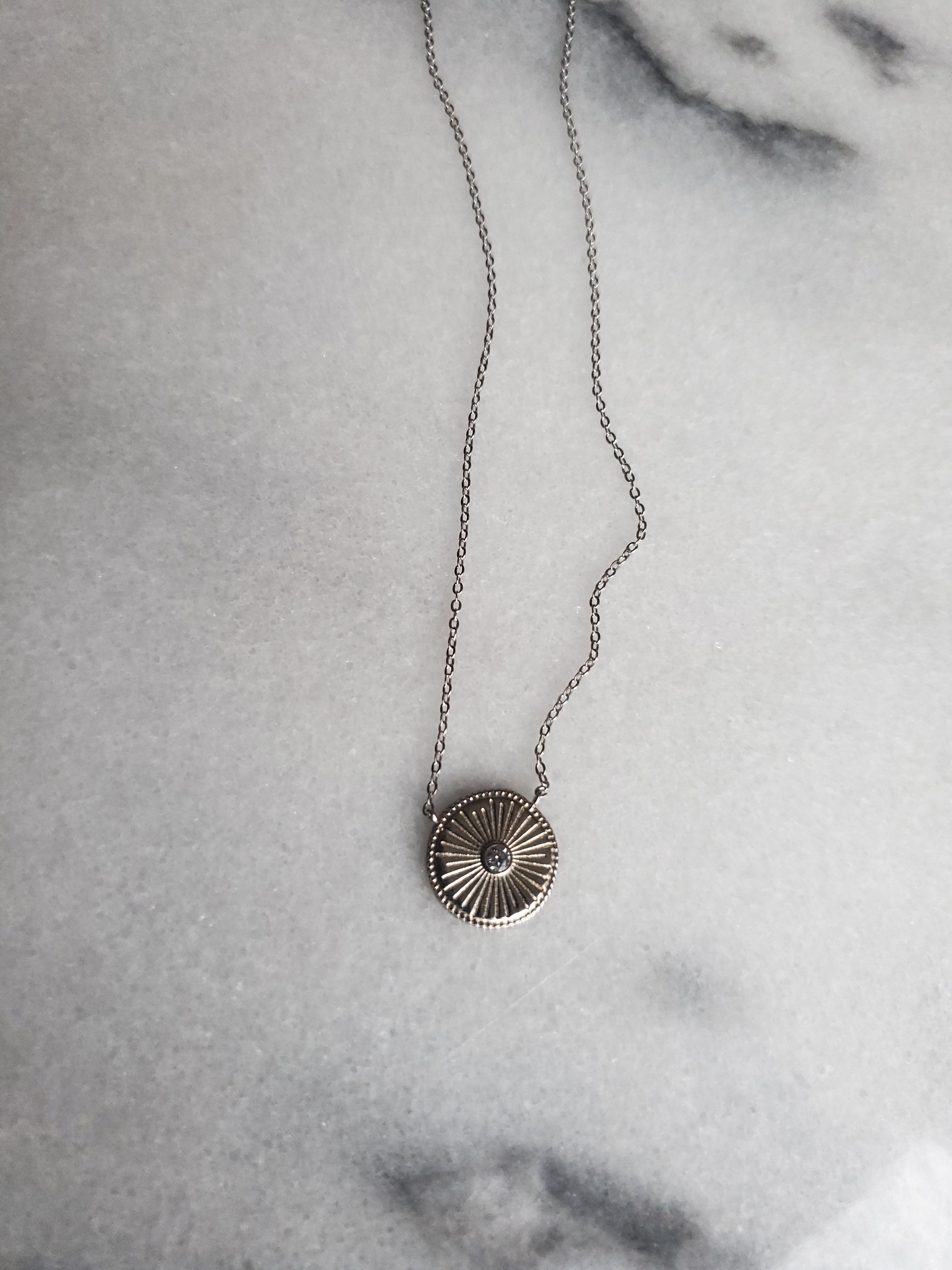 Sterling Silver Circle Pendant