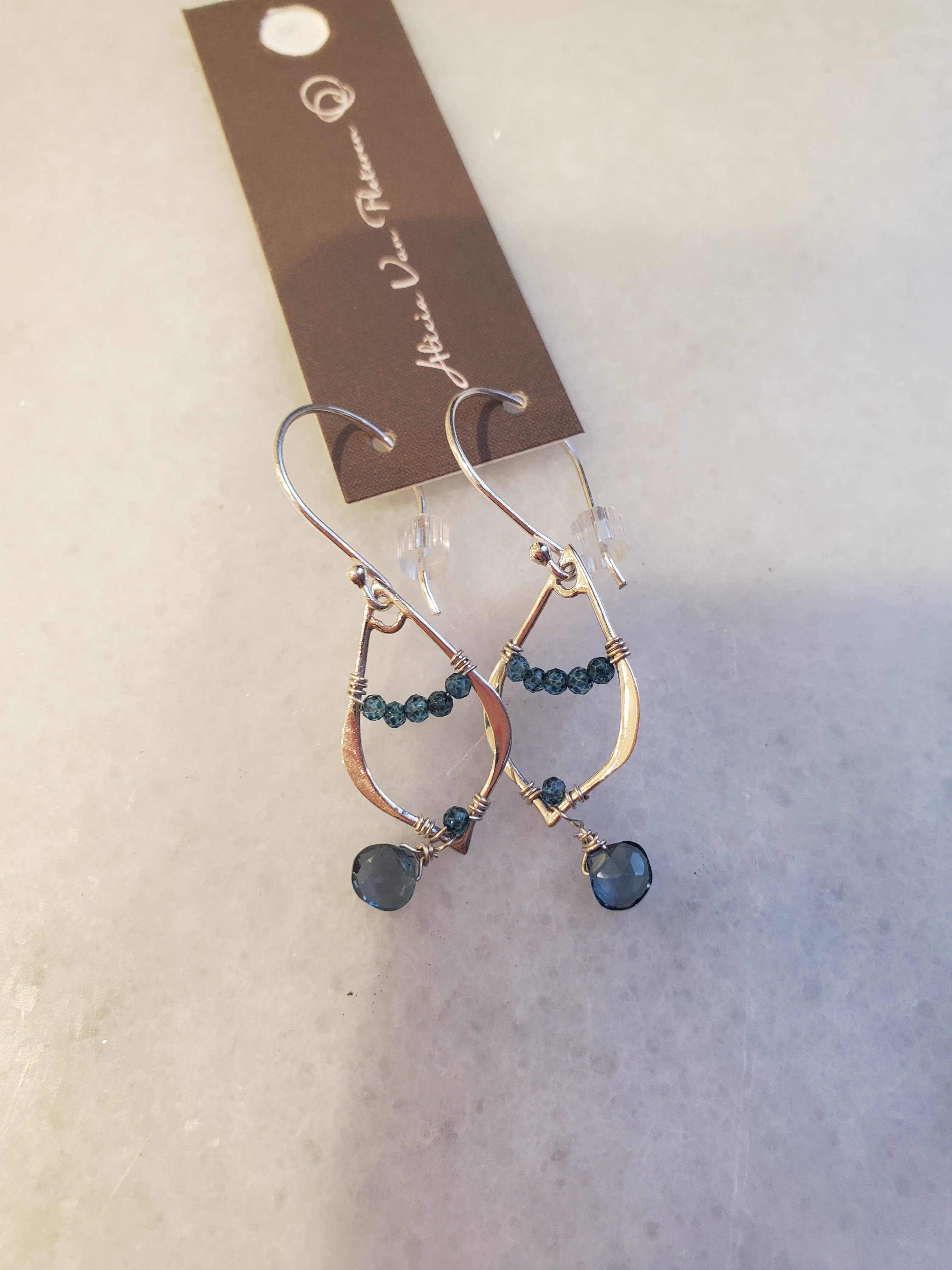 Alicia Van Fleteren Blue topaz Earrings