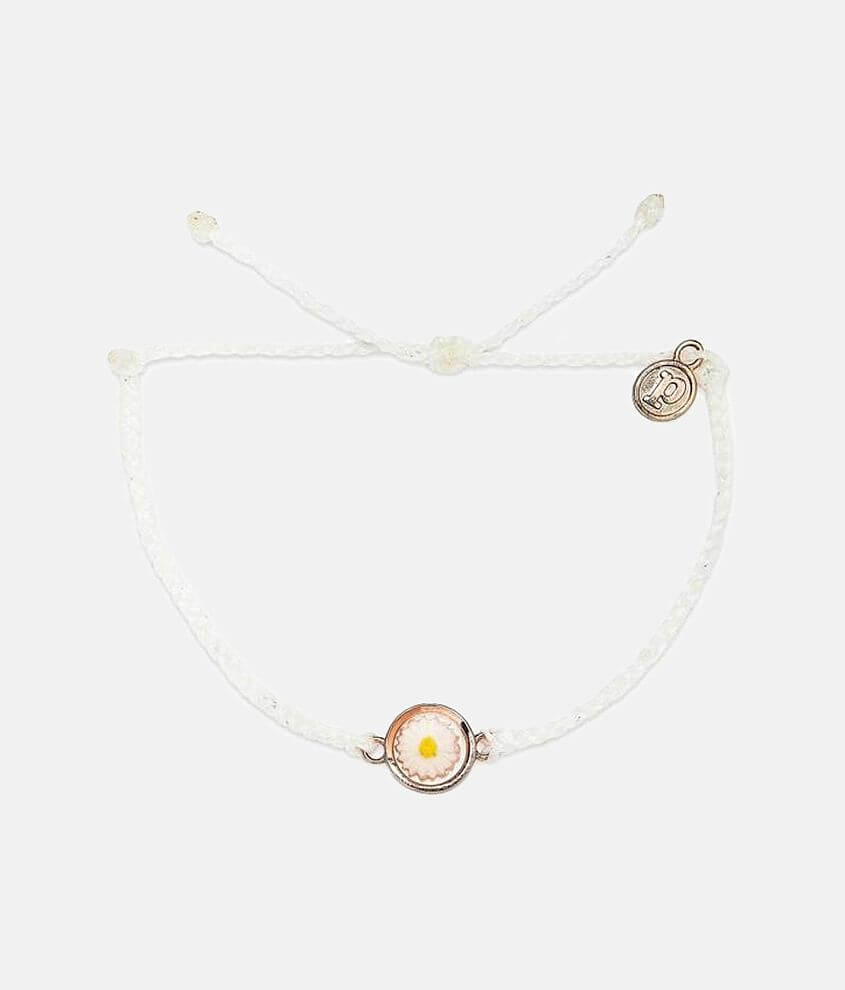 Pura Vida Meadow Charm Bracelet - Rose Gold - White