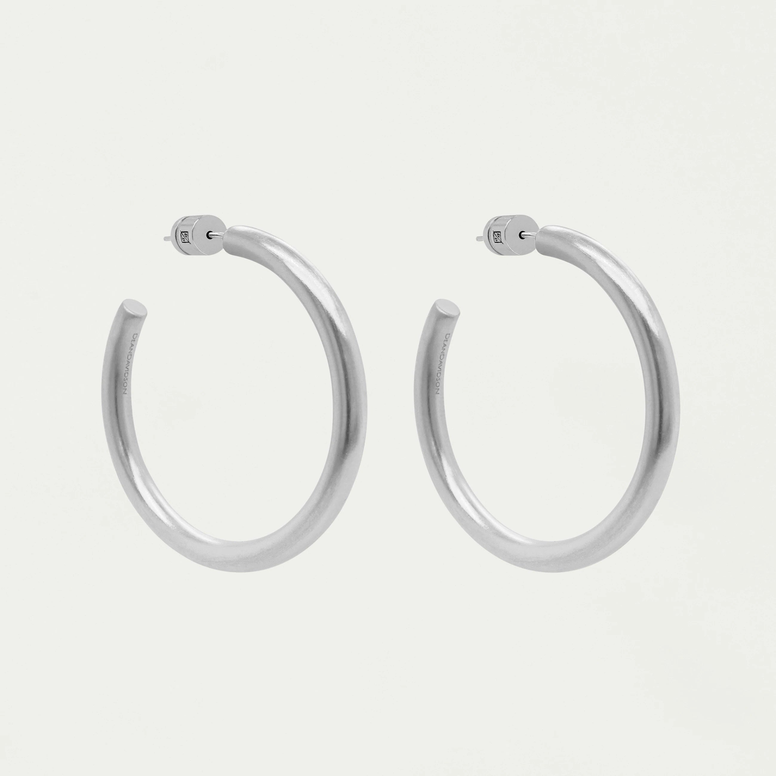 Dean Davidson - Midi Dune Hoops - Silver