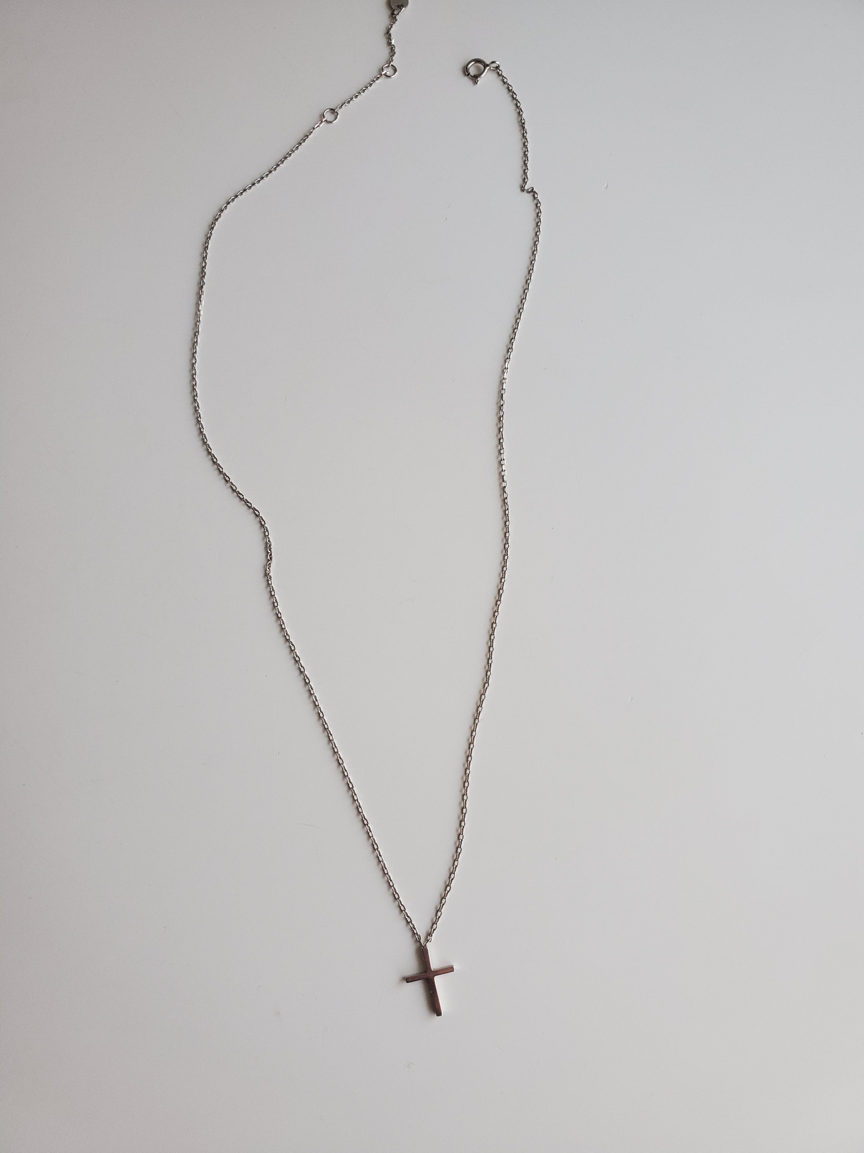 Small Sterling Silver Cross